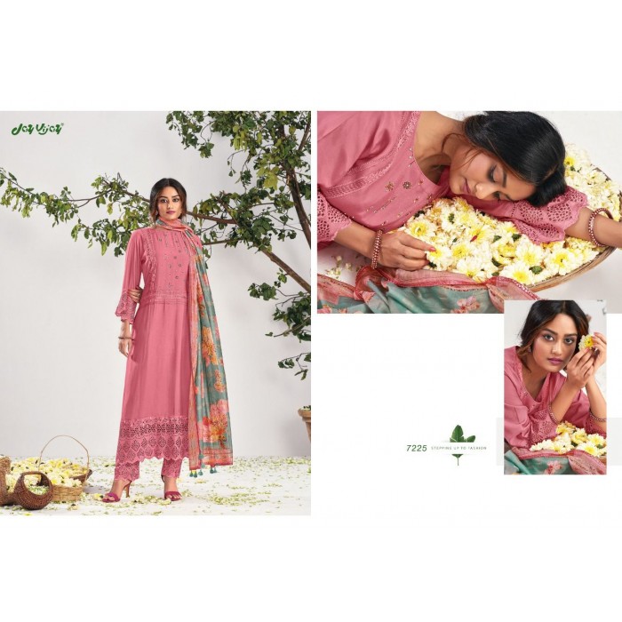 Jay Vijay Raabta Pure Muga Dress Materials